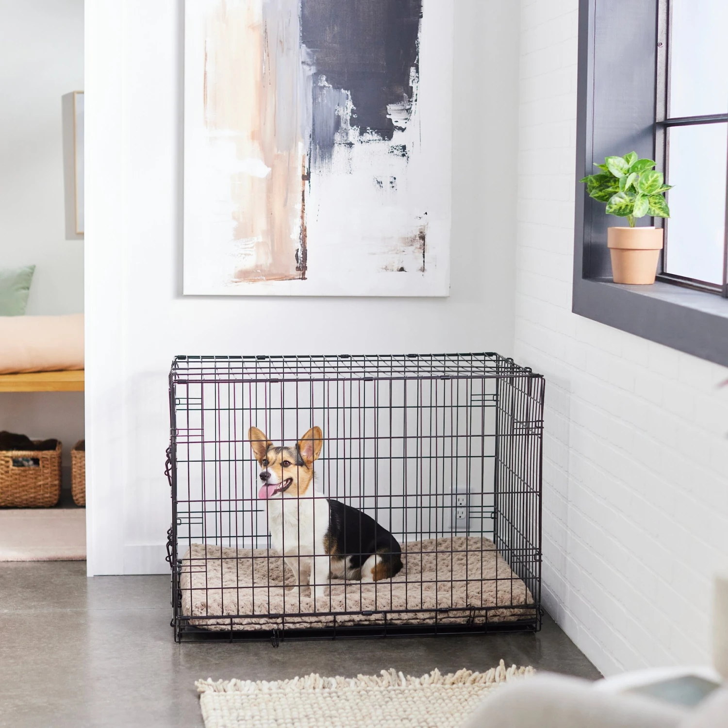 Frisco Swirl Dog Crate Mat 7 Frisco Swirl Dog Crate Mat - Image 5