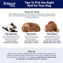 Frisco Plush Orthopedic Pillowtop Dog Bed W/Removable Cover -Frisco 144858 PT7. AC SS1800 V1668203951