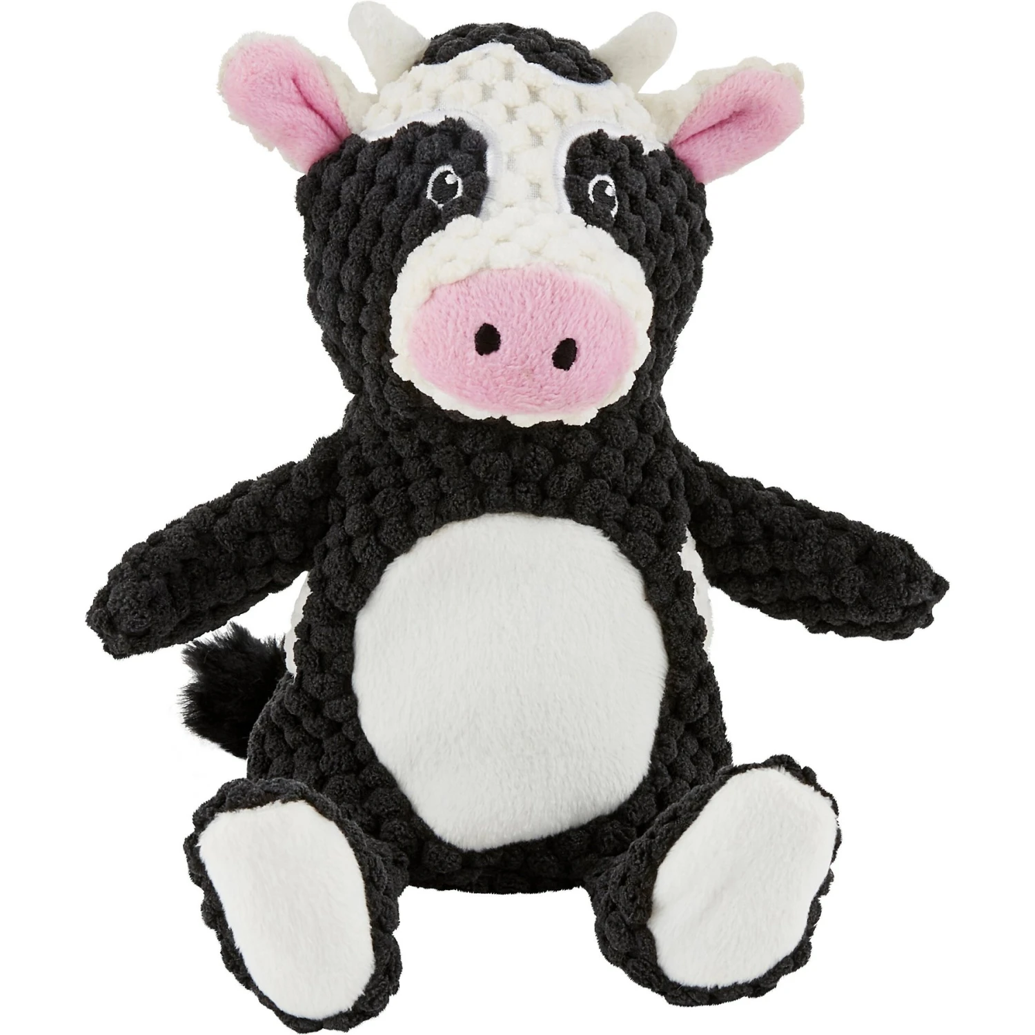 Frisco Cow Textured Plush Squeaky Dog Toy 3 Frisco Cow Textured Plush Squeaky Dog Toy