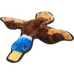 Frisco Duck Flat Plush Squeaky Dog Toy