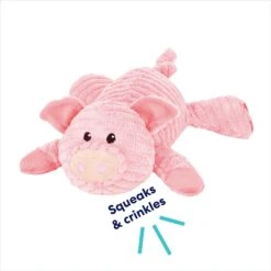 Frisco Corduroy Plush Squeaking Pig Dog Toy 10 Frisco Corduroy Plush Squeaking Pig Dog Toy -Frisco 152832 PT2. AC SS1800 V1692020044