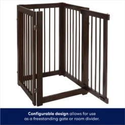 Frisco Deluxe Configurable 4-Panel Wood Dog Gate 14 Frisco Deluxe Configurable 4-Panel Wood Dog Gate -Frisco 156793 PT5. AC SS1800 V1671203001