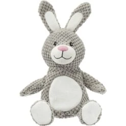 Frisco Bunny Textured Plush Squeaky Dog Toy