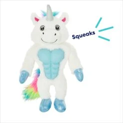 Frisco Unicorn Muscle Plush Squeaky Dog Toy -Frisco 174717 PT2. AC SS1800 V1695748897