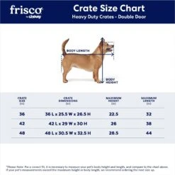 Frisco Heavy Duty Fold & Carry Double Door Collapsible Wire Dog Crate & Mat Kit 12 Frisco Heavy Duty Fold & Carry Double Door Collapsible Wire Dog Crate & Mat Kit -Frisco 212618 PT2. AC SS1800 V1667229328