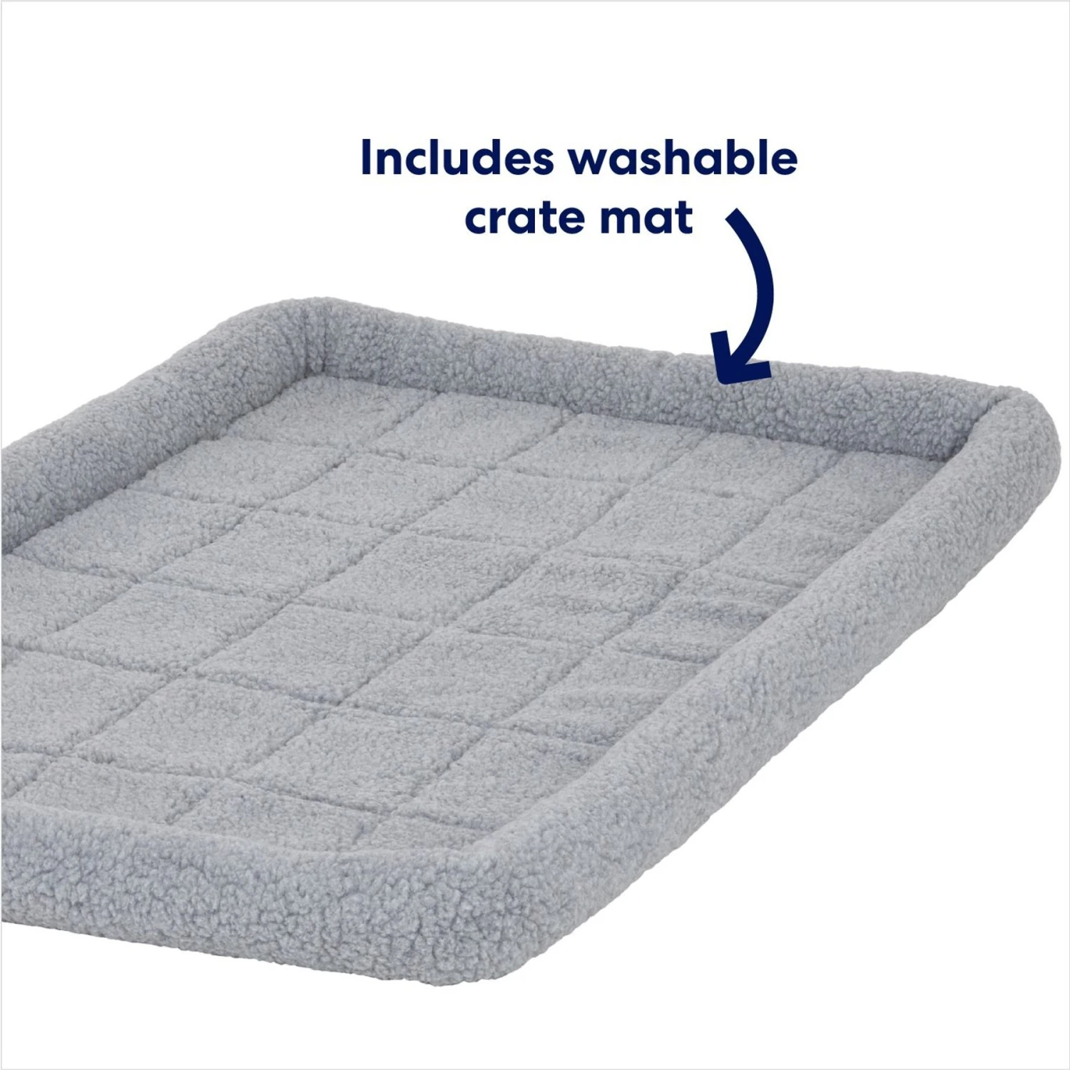 Frisco Heavy Duty Fold & Carry Double Door Collapsible Wire Dog Crate & Mat Kit 8 Frisco Heavy Duty Fold & Carry Double Door Collapsible Wire Dog Crate & Mat Kit - Image 6