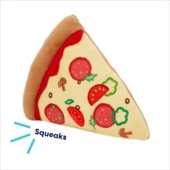Frisco Pizza Slice Plush Squeaky Dog Toy -Frisco 213818 PT2. AC SS1800 V1695748417