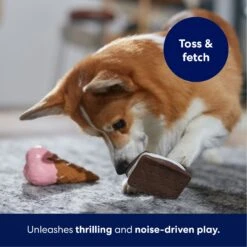 Frisco Ice Cream Sandwich & Ice Cream Cone Latex Squeaky Dog Toy -Frisco 213840 PT3. AC SS1800 V1695242030