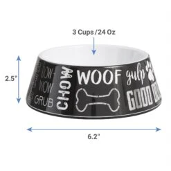 Frisco Doggie Melamine Bowl -Frisco 216062 PT1. AC SS1800 V1600374066