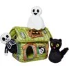 Frisco Halloween Haunted Shack Hide & Seek Puzzle Plush Squeaky Dog Toy -Frisco 218598 MAIN. AC SS1800 V1594653389