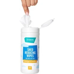 Frisco Shed Reducing Waterless Grooming Wipes For Dogs & Cats, 50 Count -Frisco 222173 PT3. AC SS1800 V1599641153