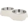 Frisco Stainless Steel Double Dog Bowls With Melamine Stand 2 Frisco Stainless Steel Double Dog Bowls With Melamine Stand -Frisco 232092 MAIN. AC SS1800 V1605057108