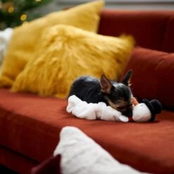 Frisco Holiday Snowman Bungee Plush Squeaky Dog Toy -Frisco 233221 PT3. AC SS1800 V1695648147