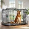 Frisco Heavy Duty Enhanced Lock Double Door Fold & Carry Wire Dog Crate & Mat Kit -Frisco 233736 MAIN. AC SS1800 V1667229247