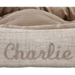Frisco Rectangular Personalized Bolster Dog Bed W/Removable Cover, Beige, Large 14 Frisco Rectangular Personalized Bolster Dog Bed W/Removable Cover, Beige, Large -Frisco 234948 PT4. AC SS1800 V1600210591