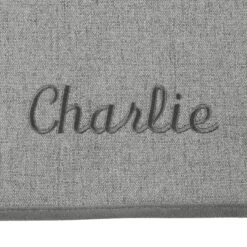 Frisco Faux Linen Personalized Dog & Cat Blanket -Frisco 234954 PT6. AC SS1800 V1597844460