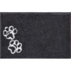 Frisco Microfiber Chenille Paw Print Dog & Cat Mat, Dark Gray 1 Frisco Microfiber Chenille Paw Print Dog & Cat Mat, Dark Gray -Frisco 235894 MAIN. AC SS1800 V1603316200