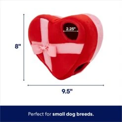 Frisco Valentine Box Of Chocolates Hide & Seek Puzzle Plush Squeaky Dog Toy -Frisco 241739 PT1. AC SS1800 V1701365130