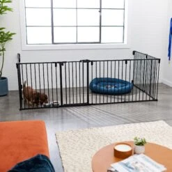 Frisco Steel 8-Panel Configurable Dog Gate & Playpen -Frisco 250603 PT4. AC SS1800 V1615987643