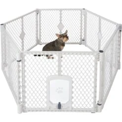 Frisco 6-Panel Plastic Exercise Dog Playpen, Light Gray 12 Frisco 6-Panel Plastic Exercise Dog Playpen, Light Gray -Frisco 252045 PT2. AC SS1800 V1611089724