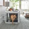 Frisco Double Door Furniture Style Dog Crate, White -Frisco 253029 MAIN. AC SS1800 V1617644289