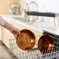 Frisco Copper Stainless Steel Elevated Foldable Double Dog & Cat Bowls -Frisco 253060 PT7. AC SS1800 V1616595568