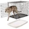 Frisco Heavy Duty Single Door Wire Dog Crate & Frisco Quilted Dog Crate Mat 1 Frisco Heavy Duty Single Door Wire Dog Crate & Frisco Quilted Dog Crate Mat -Frisco 255633 MAIN. AC SS1800 V1604147197