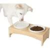 Frisco Ceramic Dog & Cat Double Diner With Elevated Wood Stand -Frisco 256052 MAIN. AC SS1800 V1616074701