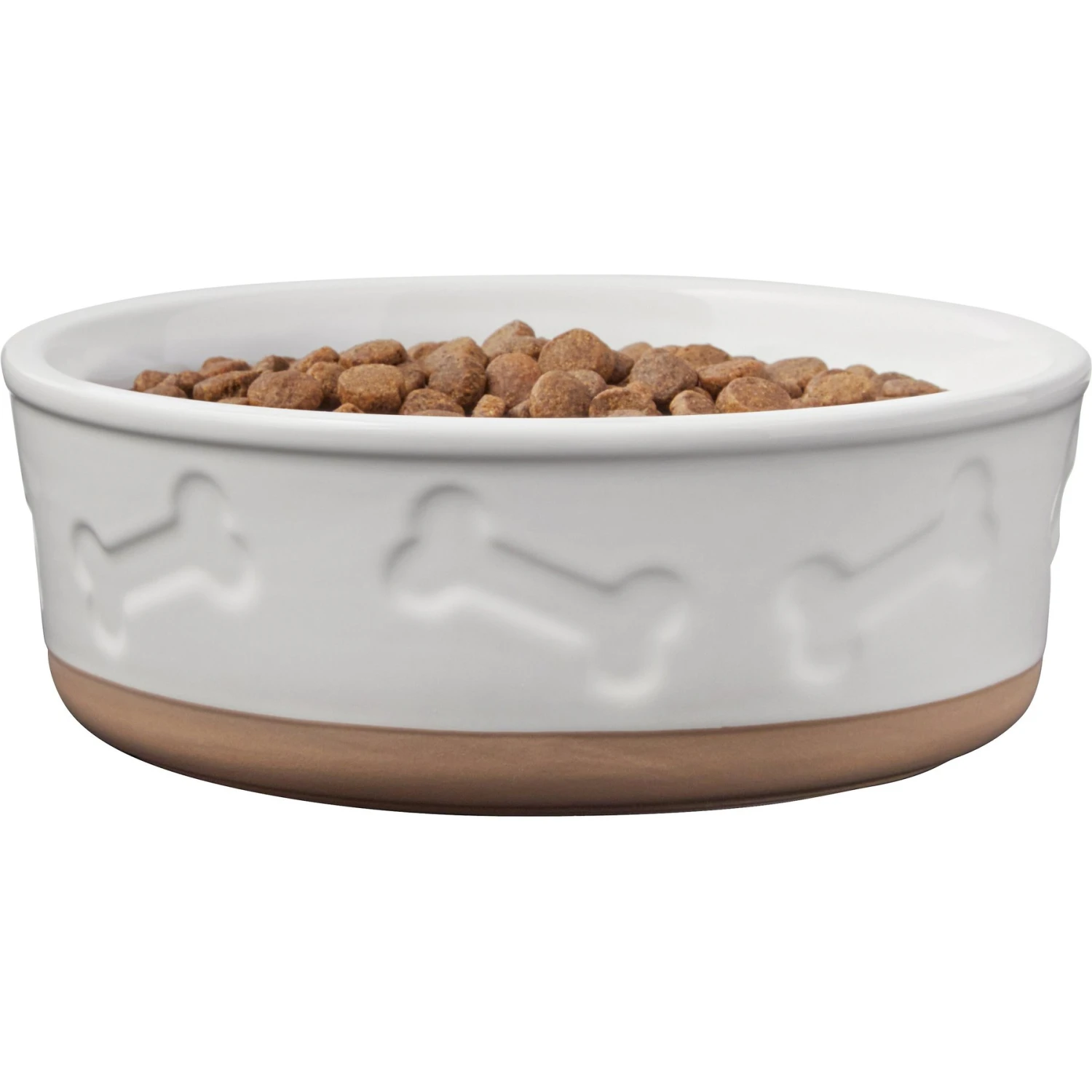 Frisco Bones Non-skid Ceramic Dog & Cat Bowl 6 Frisco Bones Non-skid Ceramic Dog & Cat Bowl - Image 4