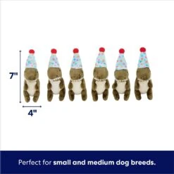 Frisco Birthday Volcano & Dinosaurs Hide & Seek Puzzle Plush Squeaky Dog Toy -Frisco 264424 PT2. AC SS1800 V1695761147