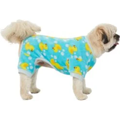 Frisco Dog & Cat Cozy Plush Fleece PJs, Rubber Ducky -Frisco 268465 PT2. AC SS1800 V1637726847