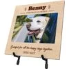 Frisco Personalized "Happy Days" Memorial Ceramic Photo Tile With Stand, 8" X 10" 2 Frisco Personalized "Happy Days" Memorial Ceramic Photo Tile With Stand, 8" X 10" -Frisco 268720 MAIN. AC SS1800 V1620401826