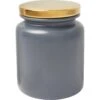 Frisco Modern Gold Rim Ceramic Treat Jar -Frisco 270190 MAIN. AC SS1800 V1620685036