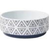 Frisco Geometric Triangles Non-skid Ceramic Dog & Cat Bowl -Frisco 270218 MAIN. AC SS1800 V1620685076