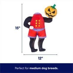 Frisco Halloween Headless Rider Plush Squeaky Dog Toy -Frisco 270375 PT1. AC SS1800 V1689878440