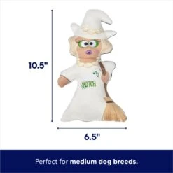 Frisco Halloween Good Witch, Bad Witch Reversible Plush Squeaky Dog Toy -Frisco 270429 PT1. AC SS1800 V1689878854