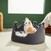 Frisco Faux Fur Crown Pillow Cat & Dog Bed -Frisco 270886 MAIN. AC SS1800 V1626881540