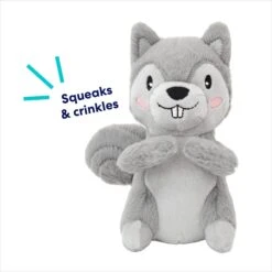 Frisco Camping Squirrel Plush Squeaky Dog Toy -Frisco 271001 PT2. AC SS1800 V1686579152