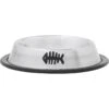 Frisco Fish Print Non-Skid Stainless Steel Dish Cat Bowl -Frisco 277583 MAIN. AC SS1800 V1627933347