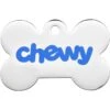 Frisco Chewy Stainless Steel Personalized Dog ID Tag With Enamel Infill