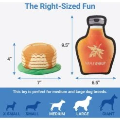 Frisco Fall Pancakes & Maple Syrup Plush Squeaky Dog Toy, 2 Count 6 Frisco Fall Pancakes & Maple Syrup Plush Squeaky Dog Toy, 2 Count -Frisco 285627 PT1. AC SS1800 V1636990879