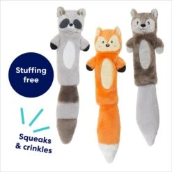 Frisco Forest Friends Stuffing-Free Skinny Plush Squeaky Dog Toy 10 Frisco Forest Friends Stuffing-Free Skinny Plush Squeaky Dog Toy -Frisco 286571 PT2. AC SS1800 V1695760988