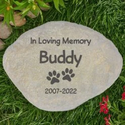 Frisco "In Loving Memory" Personalized Dog & Cat Memorial Garden Stone -Frisco 287026 PT2. AC SS1800 V1645638995