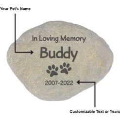 Frisco "In Loving Memory" Personalized Dog & Cat Memorial Garden Stone -Frisco 287026 PT3. AC SS1800 V1645639616