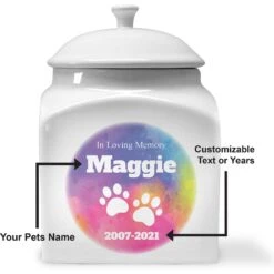 Frisco "In Loving Memory" Paw Print Personalized Urn -Frisco 287042 PT4. AC SS1800 V1633702690