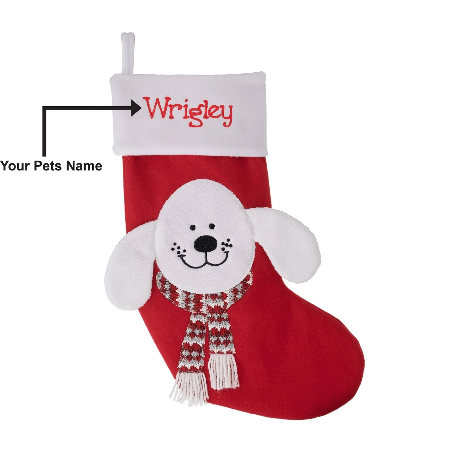 Frisco Holiday Personalized Dog Stocking 5 Frisco Holiday Personalized Dog Stocking - Image 3