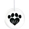 Frisco Paw Glass Personalized Ornament -Frisco 295083 MAIN. AC SS1800 V1630332976