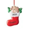 Frisco Dog In Stocking Resin Personalized Ornament -Frisco 295085 MAIN. AC SS1800 V1697131930
