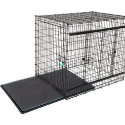Frisco Heavy Duty Enhanced Lock Sliding Double Door Fold & Carry Wire Dog Crate & Mat Kit, 54 Inch 13 Frisco Heavy Duty Enhanced Lock Sliding Double Door Fold & Carry Wire Dog Crate & Mat Kit, 54 Inch -Frisco 297463 PT4. AC SS1800 V1633115460