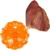 Frisco Fetch Squeaky TPR Ball Dog Toy & Bones & Chews Pig Ear Chews Dog Treats -Frisco 297964 MAIN. AC SS1800 V1623254253